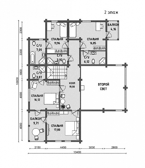 Проект 295,21 м²