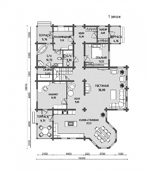 Проект 295,21 м²