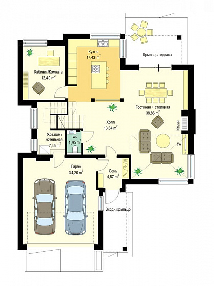 Проект 251 м²